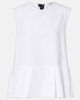 'S Max Mara 'S Max Mara Brava peplum cotton poplin top - 1