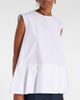 'S Max Mara 'S Max Mara Brava peplum cotton poplin top - 3