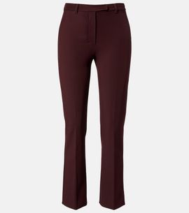 'S Max Mara 'S Max Mara Cotton-blend cropped straight pants