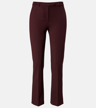'S Max Mara 'S Max Mara Cotton-blend cropped straight pants