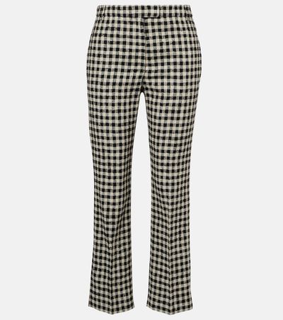 'S Max Mara 'S Max Mara Daisy gingham cropped straight pants