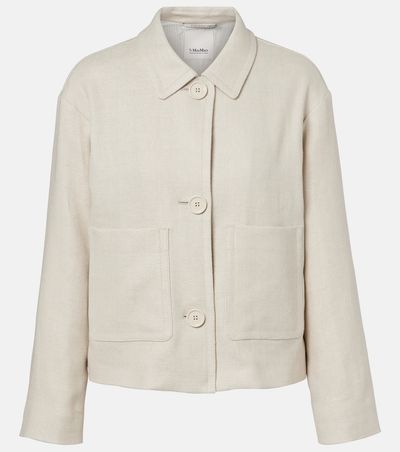 'S Max Mara 'S Max Mara Dattero linen and cotton jacket