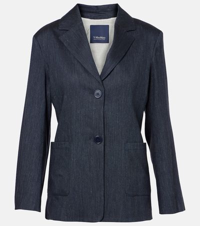 'S Max Mara 'S Max Mara Derna linen-blend twill blazer