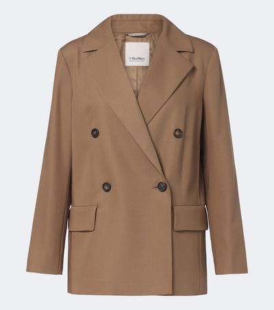 'S Max Mara 'S Max Mara Double-breasted virgin wool blazer