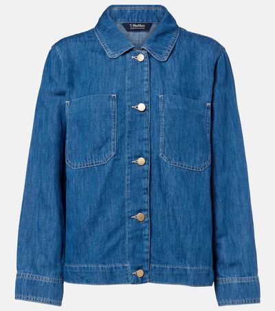 'S Max Mara 'S Max Mara Galante cotton and linen denim jacket