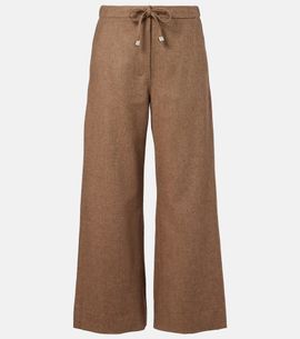 'S Max Mara 'S Max Mara Livio wool and cashmere wide-leg pants