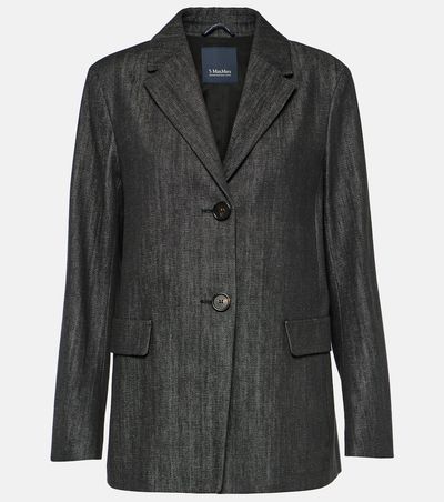 'S Max Mara 'S Max Mara Murano chambray blazer