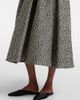 'S Max Mara 'S Max Mara Perle cotton-blend jacquard midi skirt - 5