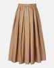 'S Max Mara 'S Max Mara Pineta pleated cotton poplin midi skirt - 1