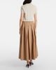 'S Max Mara 'S Max Mara Pineta pleated cotton poplin midi skirt - 3