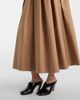 'S Max Mara 'S Max Mara Pineta pleated cotton poplin midi skirt - 5