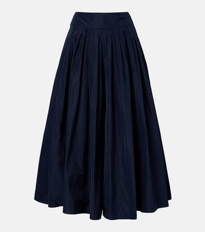 'S Max Mara 'S Max Mara Pleated taffeta maxi skirt