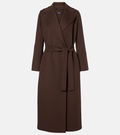 'S Max Mara 'S Max Mara Poldo virgin wool wrap coat