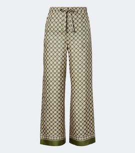 'S Max Mara 'S Max Mara Printed silk wide-leg pants