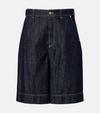 'S Max Mara 'S Max Mara Quadro denim Bermuda shorts