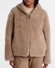 'S Max Mara 'S Max Mara Sole hooded shearling jacket - 6
