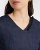 'S Max Mara 'S Max Mara Vela embellished belted denim midi dress - 4