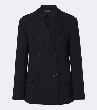'S Max Mara 'S Max Mara Wool and cotton-blend jersey blazer