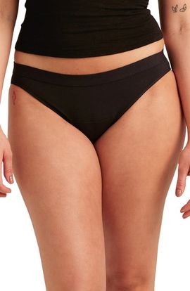 Saalt Saalt Leakproof Light Absorbency Stretch Cotton Bikini