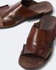 Sabah Sabah Lido leather slides - 3