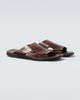 Sabah Sabah Lido leather slides - 5