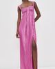 Sabina Musayev Sabina Musayev Olive Maxi Dress Fuchsia Pink - 2