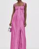 Sabina Musayev Sabina Musayev Olive Maxi Dress Fuchsia Pink - 5