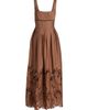 Sabina Musáyev Women's Amani Darted Poplin Maxi Dress - 1