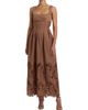 Sabina Musáyev Women's Amani Darted Poplin Maxi Dress - 3