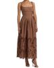 Sabina Musáyev Women's Amani Darted Poplin Maxi Dress - 4