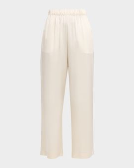 Sablyn Brynn Silk Wide-Leg Pants