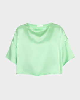 Sablyn Daria B Relaxed Crewneck Silk Tee