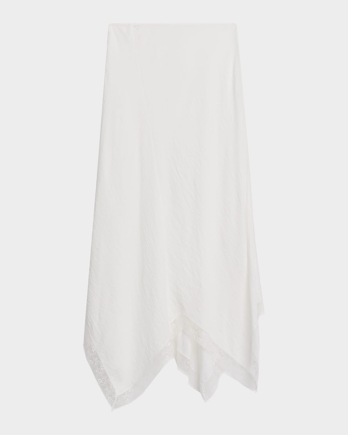 Sablyn Keri Paneled Bias-Cut Handkerchief Skirt