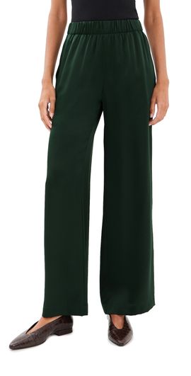 Sablyn Sablyn Brynn Pull On Wide Leg Pants Hunter Green