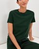 Sablyn Sablyn Charleston Relaxed Cashmere Crew Neck Tee Hunter Green - 2