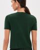 Sablyn Sablyn Charleston Relaxed Cashmere Crew Neck Tee Hunter Green - 4