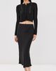 Sablyn Sablyn Charlotte Slim Crewneck Cardigan Black - 5
