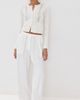 Sablyn Sablyn Charlotte Slim Crewneck Cardigan Gardenia XS - 5