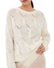 Sablyn Sablyn Gia Slouchy Cashmere Crewneck Sweater Gardenia - 1