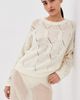 Sablyn Sablyn Gia Slouchy Cashmere Crewneck Sweater Gardenia - 2
