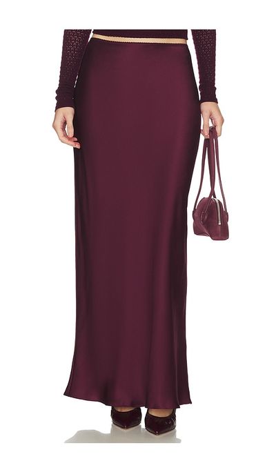 SABLYN SABLYN Grace Bias Cut Maxi Pull On Skirt