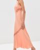 Sablyn Sablyn Isadora High Neck Silk Dress with Lace Sherbet - 4