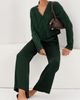 Sablyn Sablyn Jolie Cropped Cashmere Cable Cardigan Hunter Green - 6