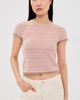Sablyn Sablyn Jude Cashmere Tee Dune Heather - 3