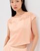 Sablyn Sablyn Kerra Lace Cut Silk Tee Sherbet - 2