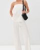 Sablyn Sablyn Naomi Bias Cut Pull On Silk Pants White - 2