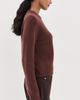 Sablyn Sablyn Noa Shrunken Cashmere Crew Sweater Cinnabar - 4