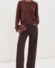 Sablyn Sablyn Noa Shrunken Cashmere Crew Sweater Cinnabar - 5