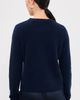 Sablyn Sablyn Noa Shrunken Cashmere Crew Sweater Midnight Navy - 3