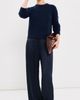 Sablyn Sablyn Noa Shrunken Cashmere Crew Sweater Midnight Navy - 5